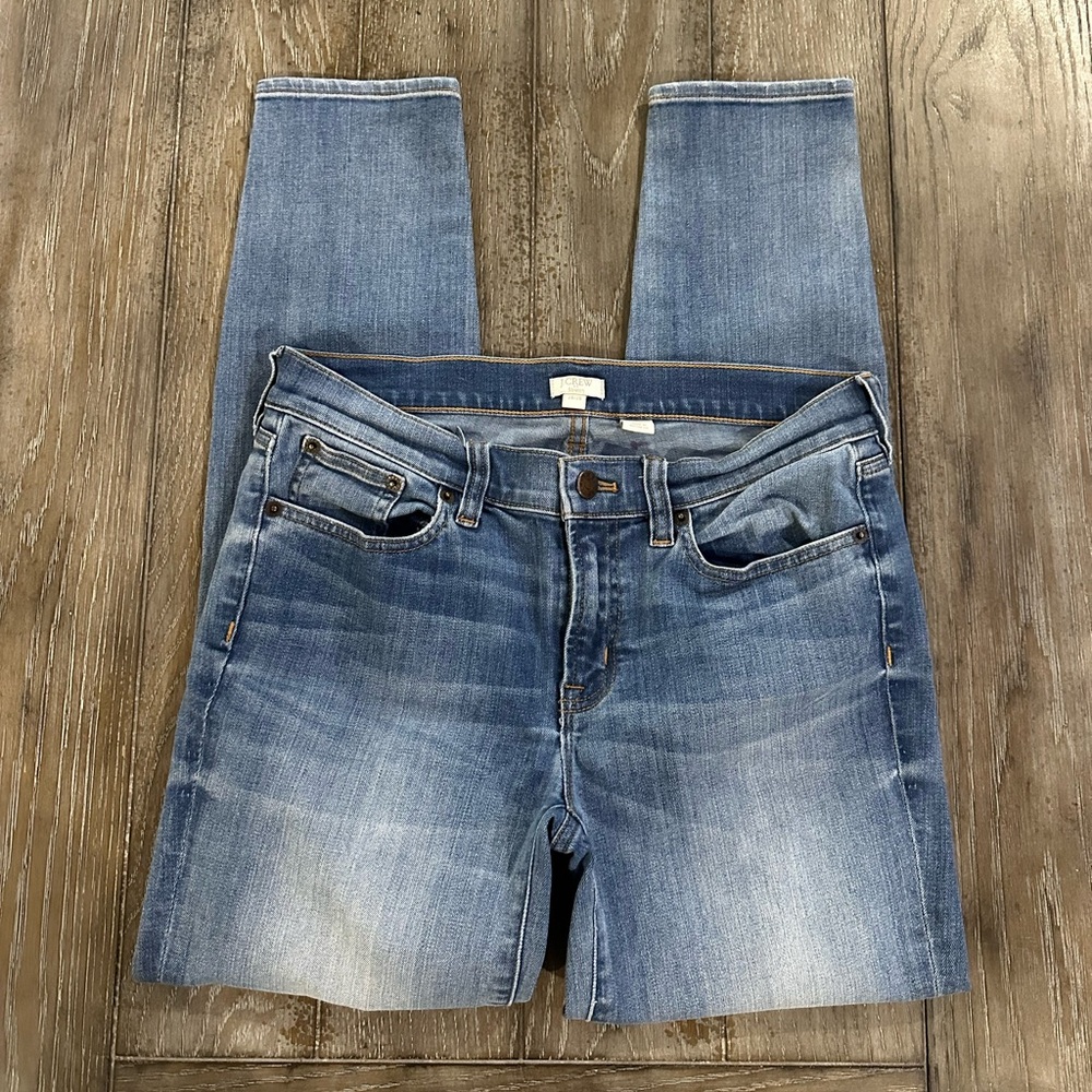 J. Crew Women's Blue Skinny Jeans - Picture 1 of 9